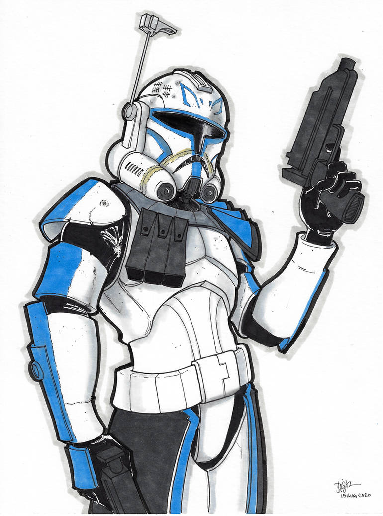Cap Rex Scetch Captain Rex Commission by TheDoodlebags on DeviantArt