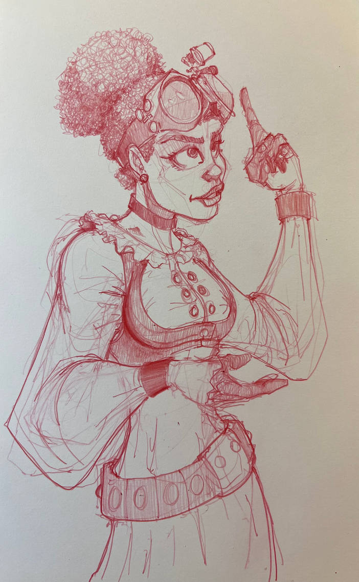 Steampunk Character Design 597 by TheDoodlebags on DeviantArt