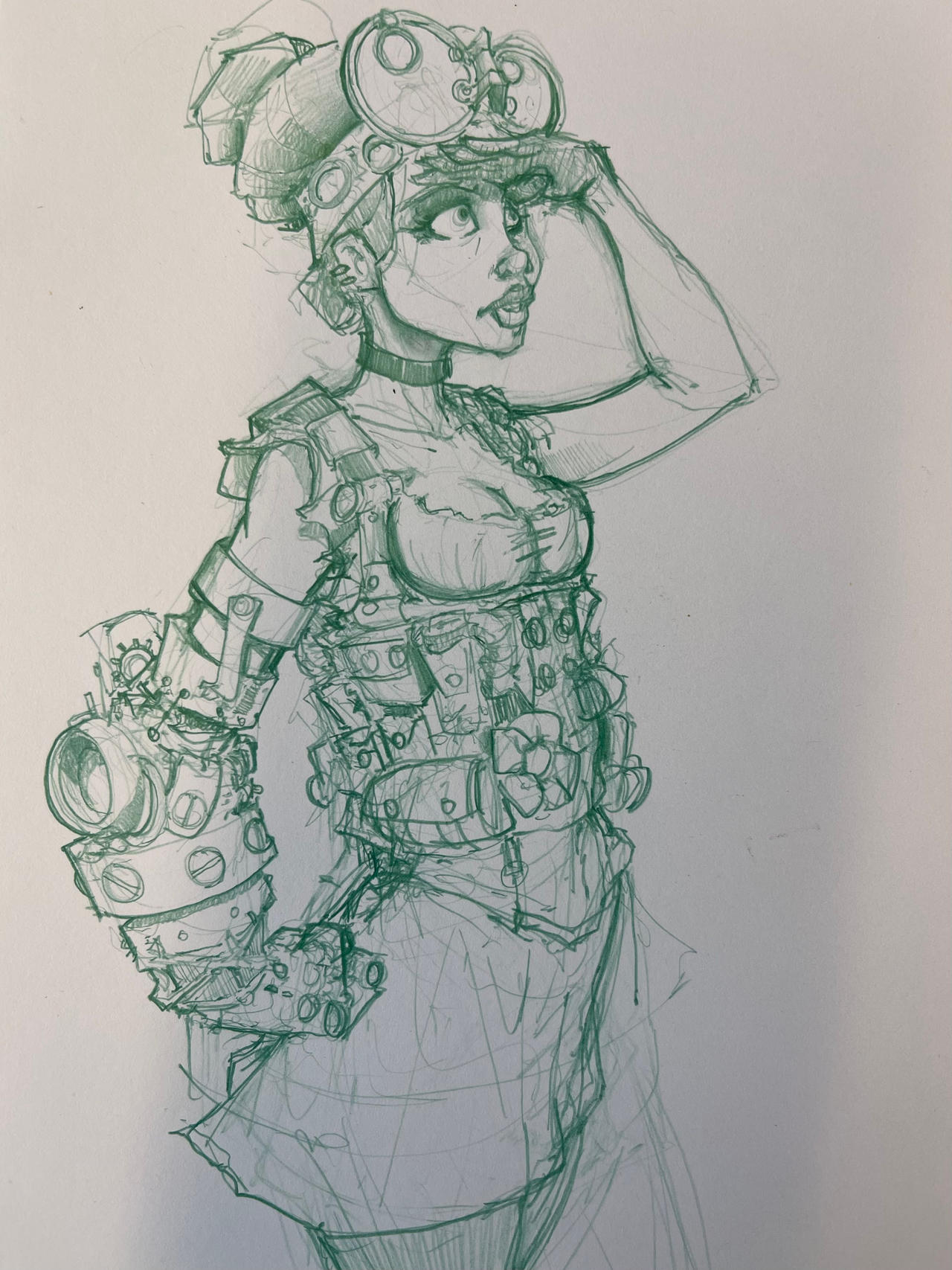 Steampunk Character Design 653 by TheDoodlebags on DeviantArt