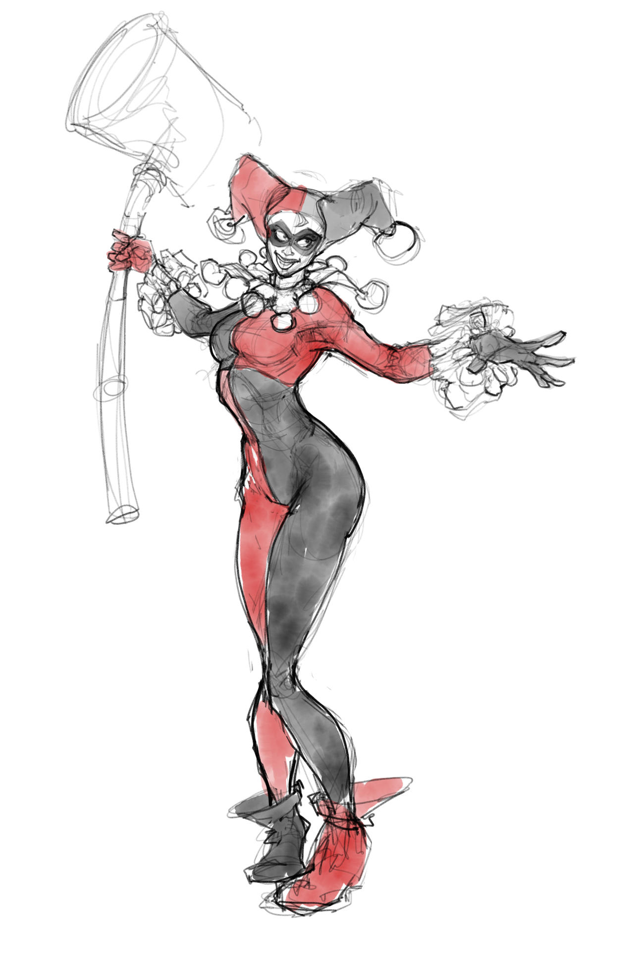 Harley Quinn Sketch