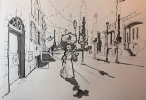 City Street Sketch