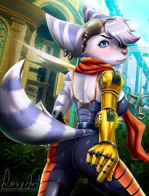 Lombax Female Ratchet  Clank Fan art