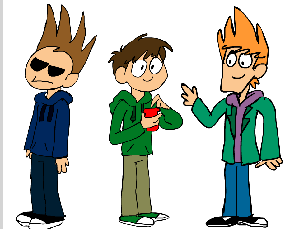 Love through a mirror (Speed Paint) //Eddsworld x Ellsworld// {Matt x