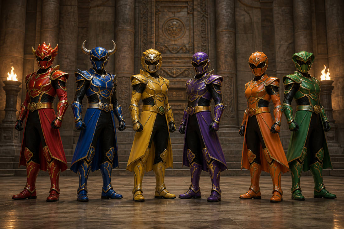 Pagan Power Rangers Power Rangers Sacred Beasts by ShogunRider on DeviantArt