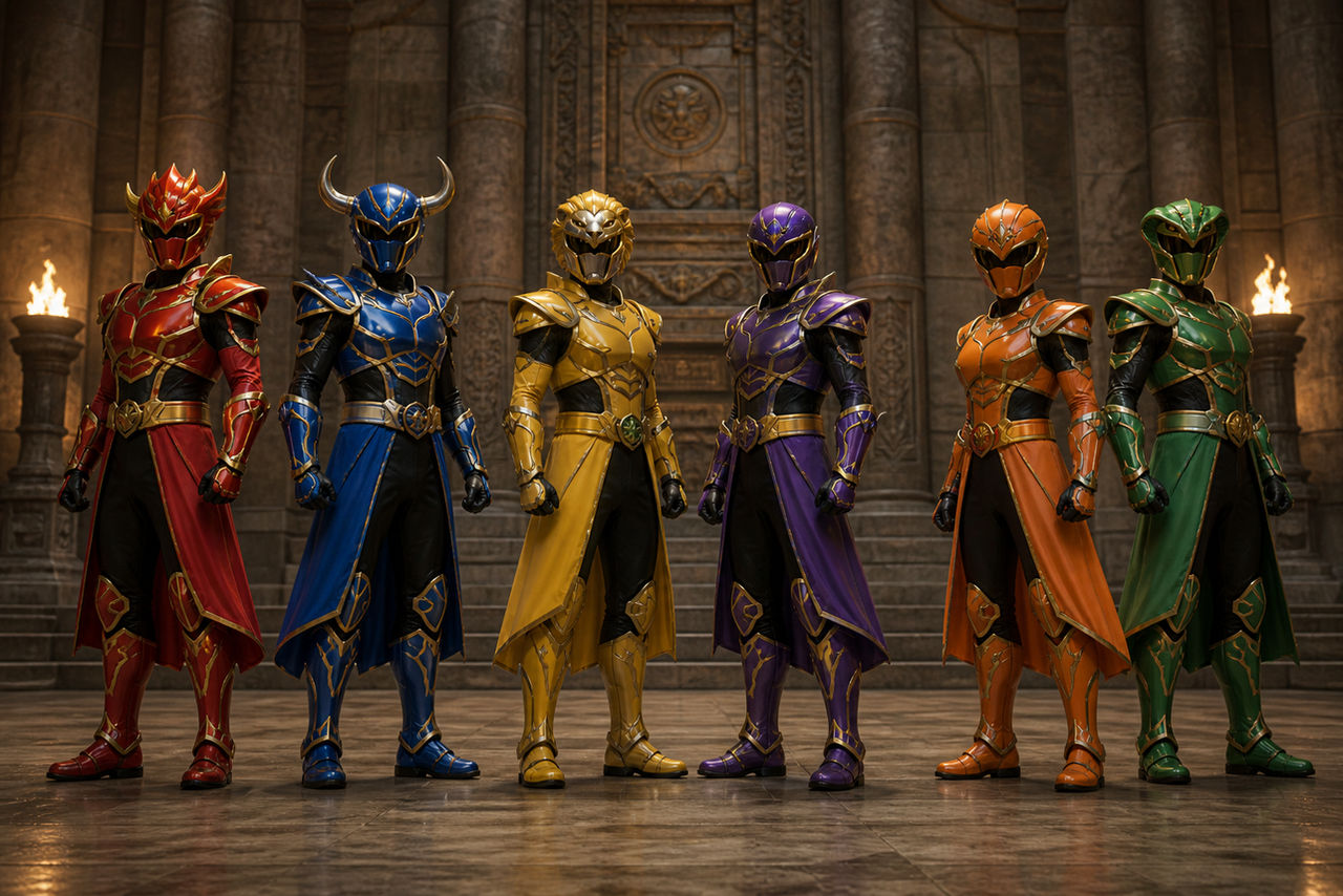 Pagan Power Rangers Power Rangers Sacred Beasts by ShogunRider on DeviantArt