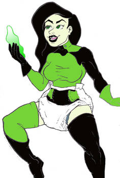 Ab Shego Rejected Sketch By Pink Diapers-colored
