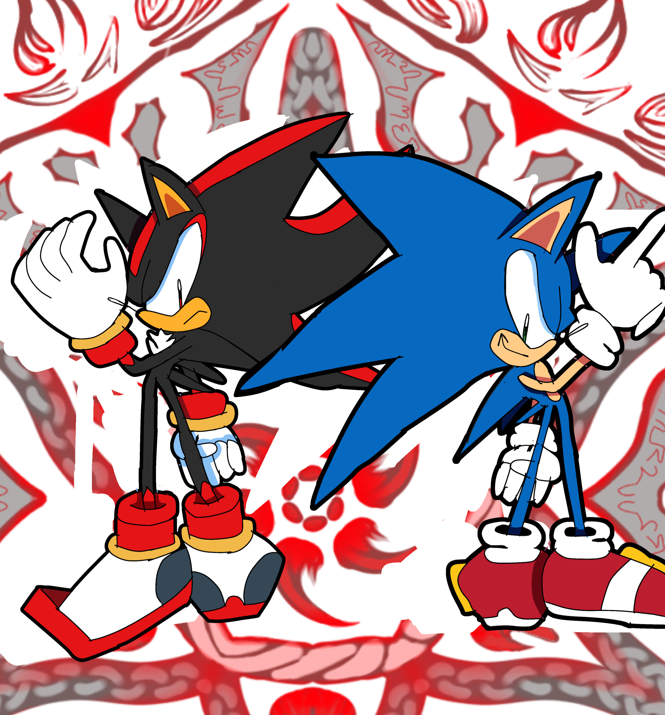 Sonic and Shadow (Sonic Channel 2022) by SKCollabs on DeviantArt