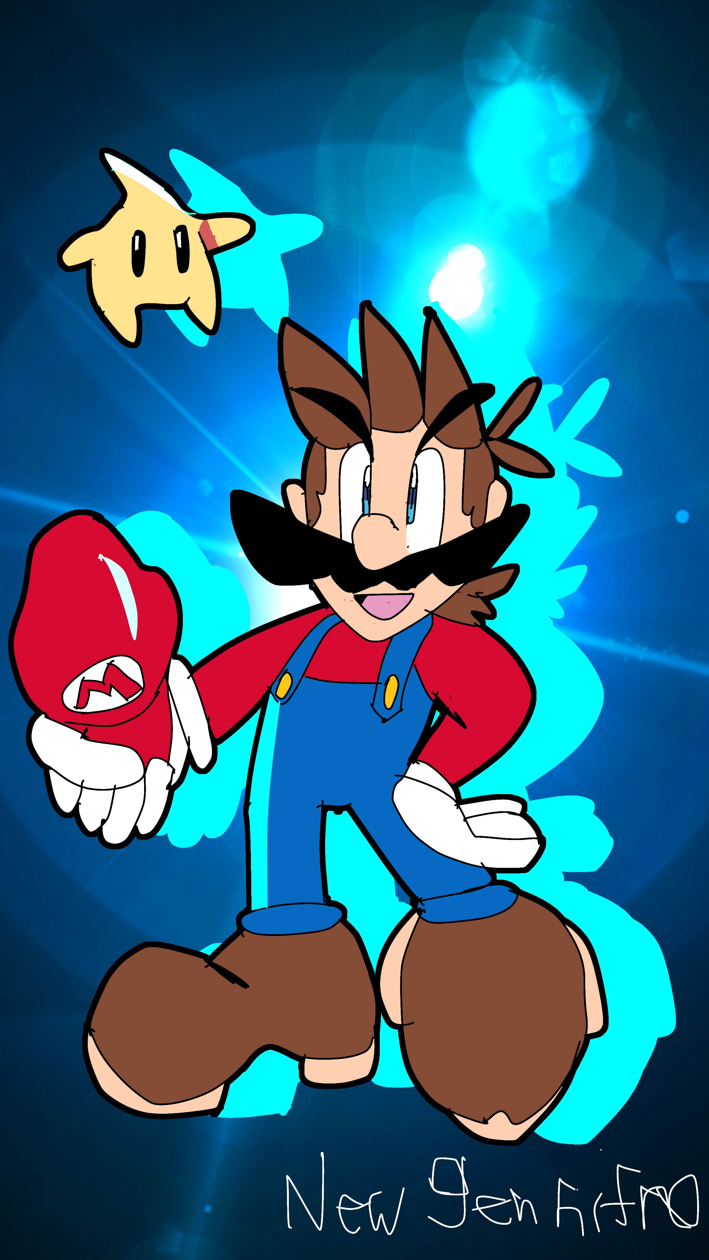 Mario Cartoon Deviantart Mario by newgennitro on DeviantArt