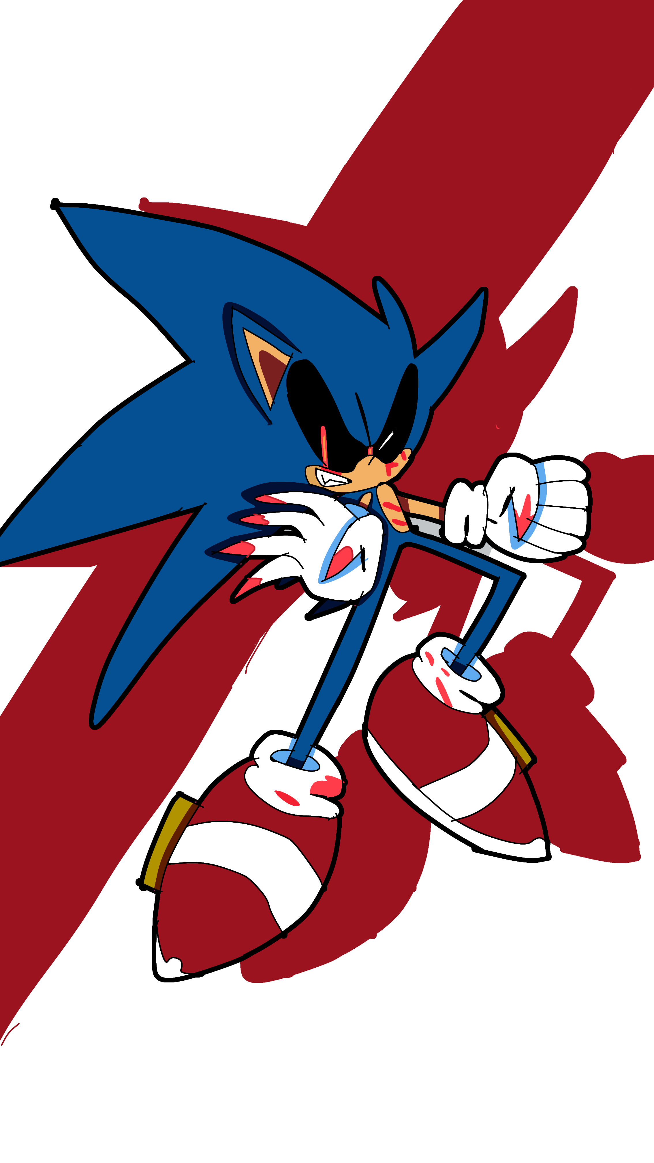 Classic Sonic fanart (old art) by ChinguTheLovingExe on DeviantArt