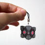 Companion Cube Phone Charm