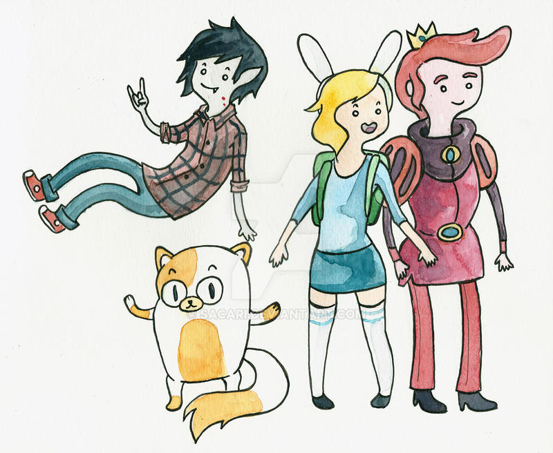 Genderbender Adventure Time! by Sacari on DeviantArt