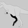 F2U Tyrannosaurus Lineart