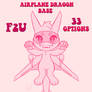 f2u Airplane Dragon Base Pack