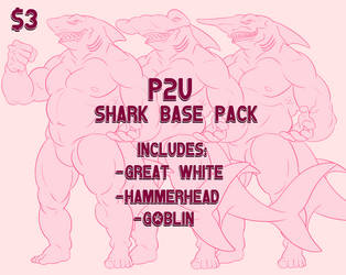 p2u Shark Base Pack by contrabeast