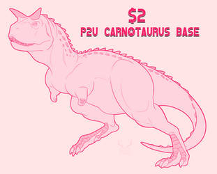 p2u Carnotaurus Base by contrabeast
