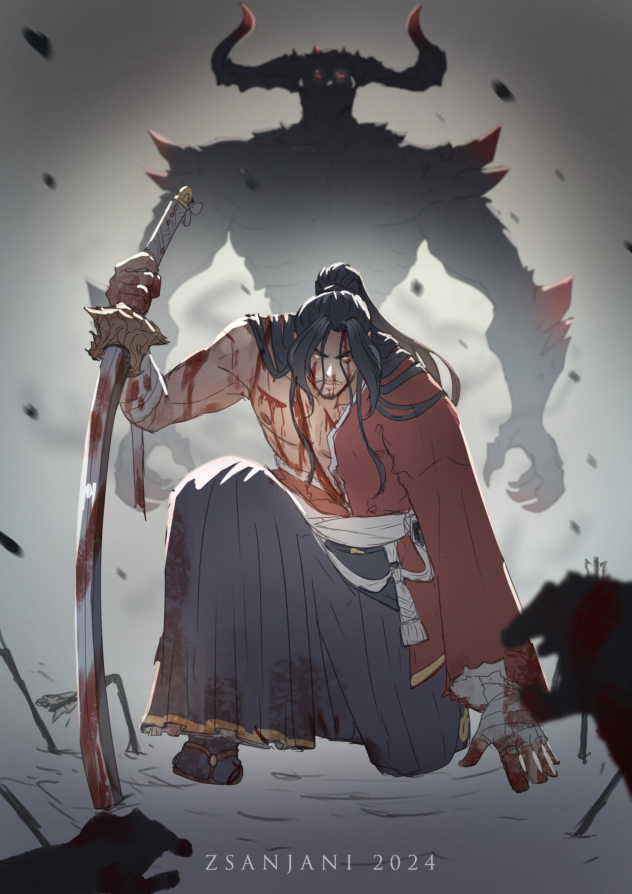 Samurai by zsanjani on DeviantArt