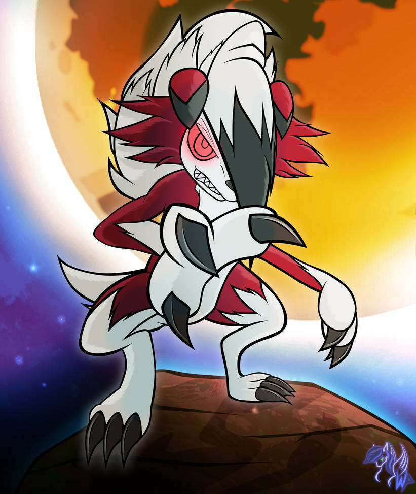Lycanroc Midnight Form By WolyroWolforest On DeviantArt lycanroc-midnight-form-by-wolyrowolforest-on-deviantart