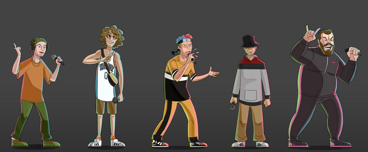 Rap- Character designs by andyquiroga on DeviantArt