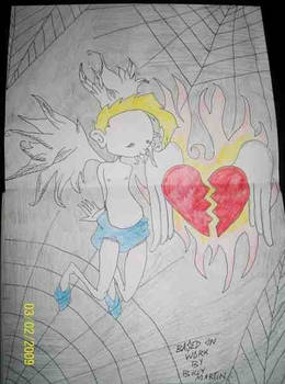 Cupid drawn from original artwork by Billy Martin