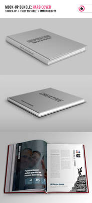 Hard Cover Book Mock-up