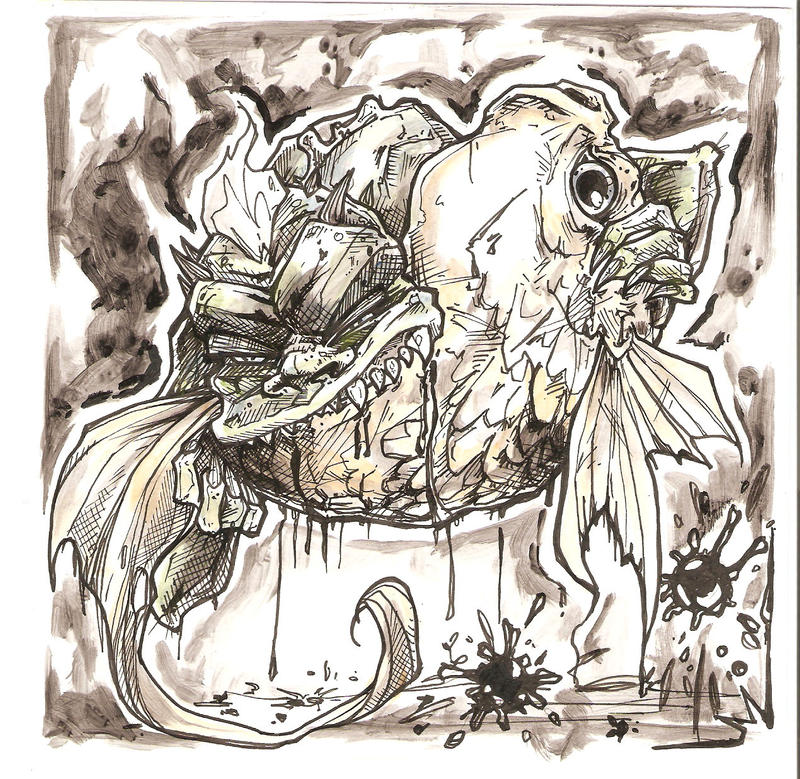 demon fish by sleepypig29 on DeviantArt