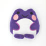 Chibi Tiny Purple Frog Plush