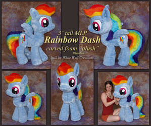 Lifesize Rainbow Dash Foam 'Plush'