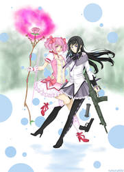 Homura and Madoka