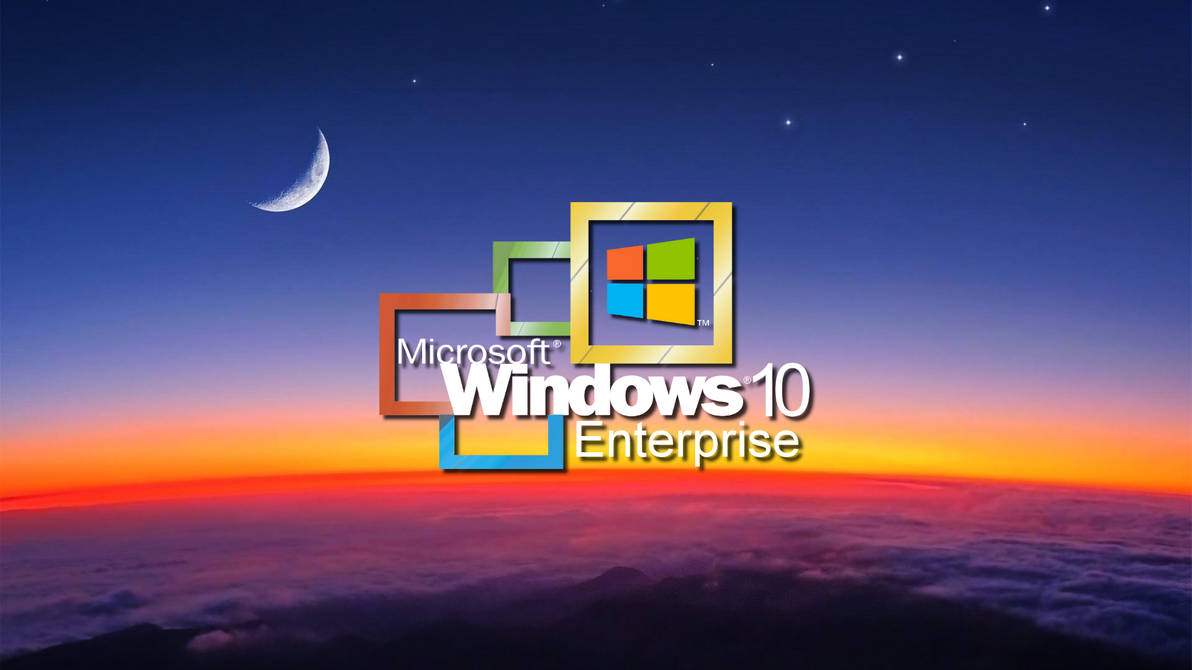 Windows 10 Worstation Sunset Old Style by Eric02370 on DeviantArt