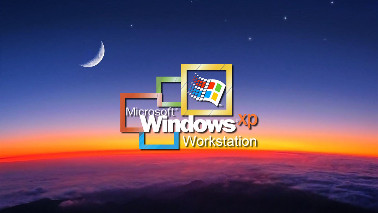 Windows Xp Screensaver Deviantart Windows XP Worstation Sunset Old Style by Eric02370 on DeviantArt