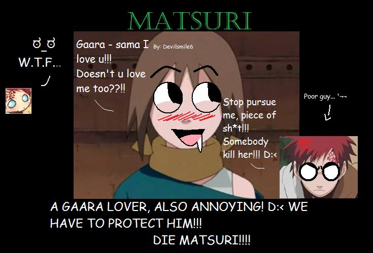 Matsuri like to pursue