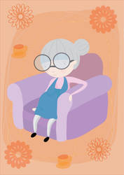 Granny in chair