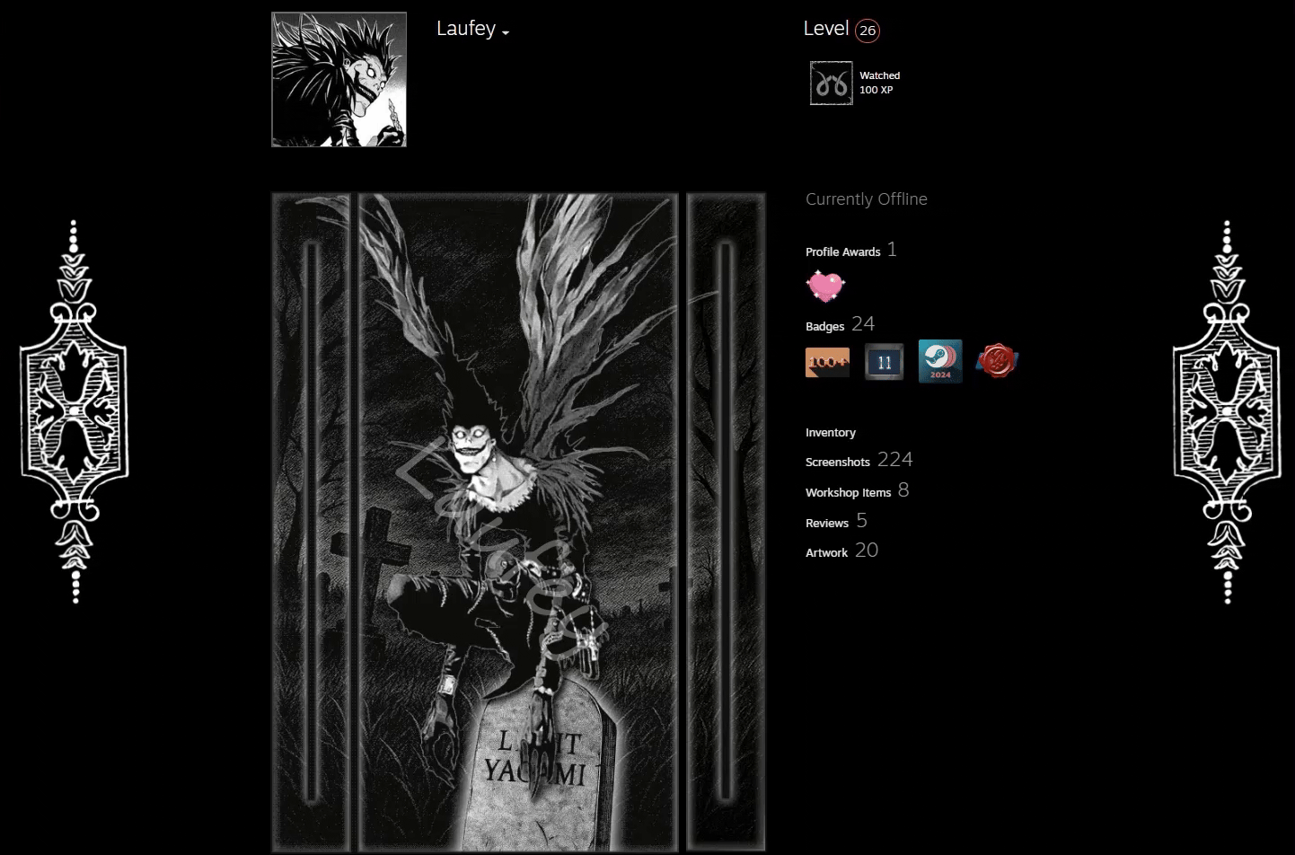 Death Note Ryuuk Inflation Ryuk | Death Note | Animated Steam Artwork by LaufeyP on DeviantArt