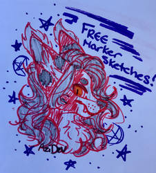 Free Marker Sketches! (Closed!)