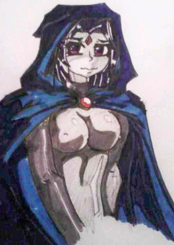 Raven Anime - Coloured Version by cade21 on DeviantArt