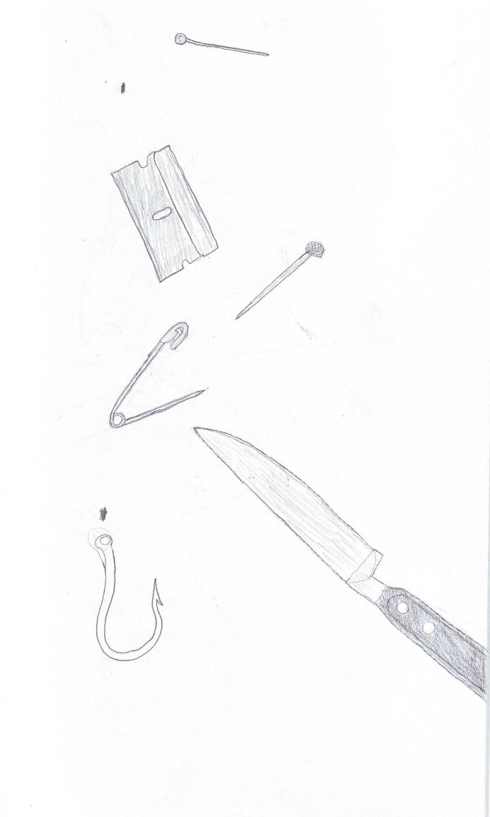 Box full of sharp objects by Acrylicsilence on DeviantArt