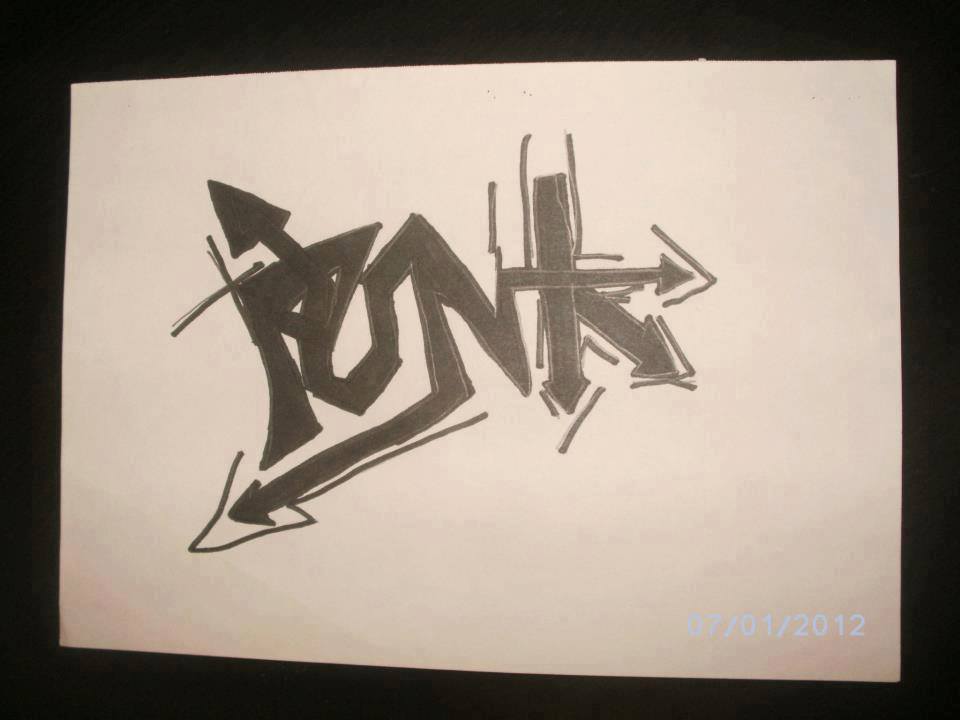 Punk Sign again colored