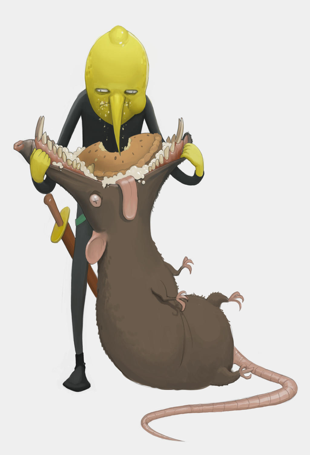 Lemon Ghug Lemongrab by glooh on DeviantArt