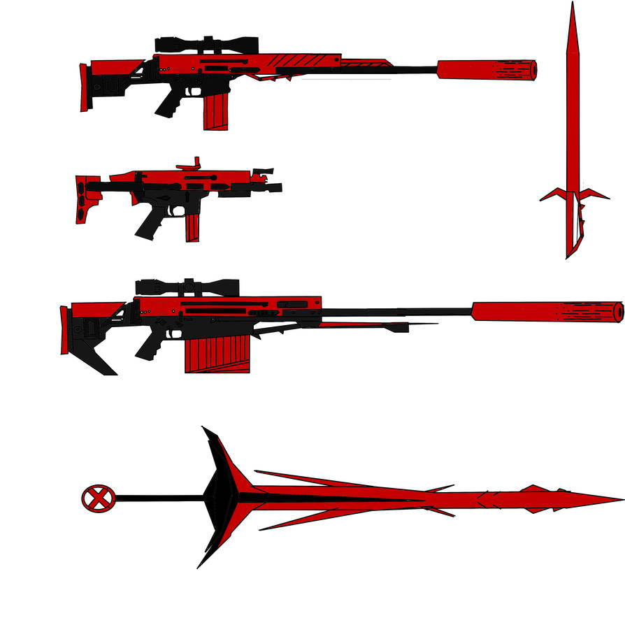 OC weapons 2 by RedRealityVIRUS on DeviantArt