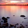 Folsom Lake Sunset.