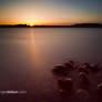 Sunset over Folsom Lake