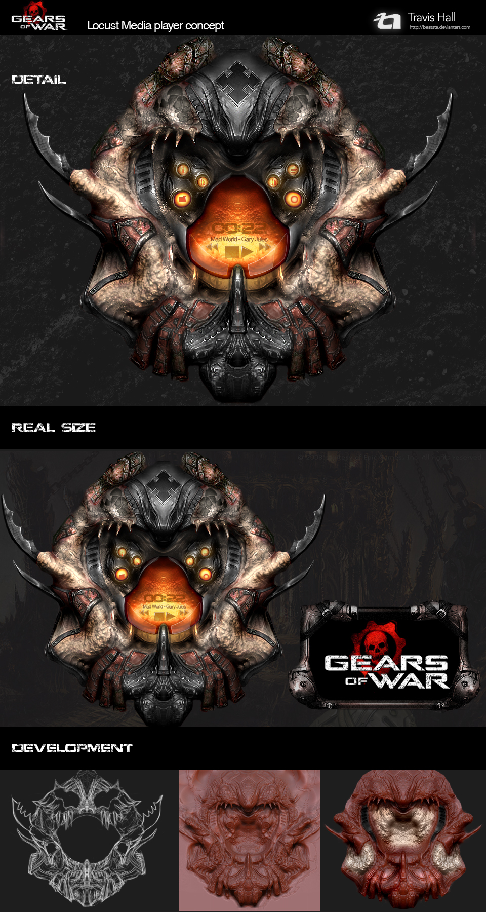 Gears Of War Locust interface