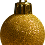 Glittery Gold Ornament- Stock