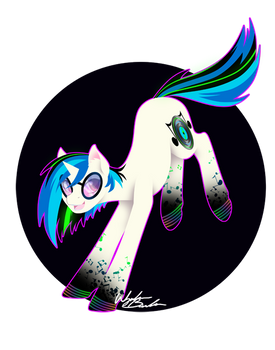 Rainbow Power - Vinyl Scratch