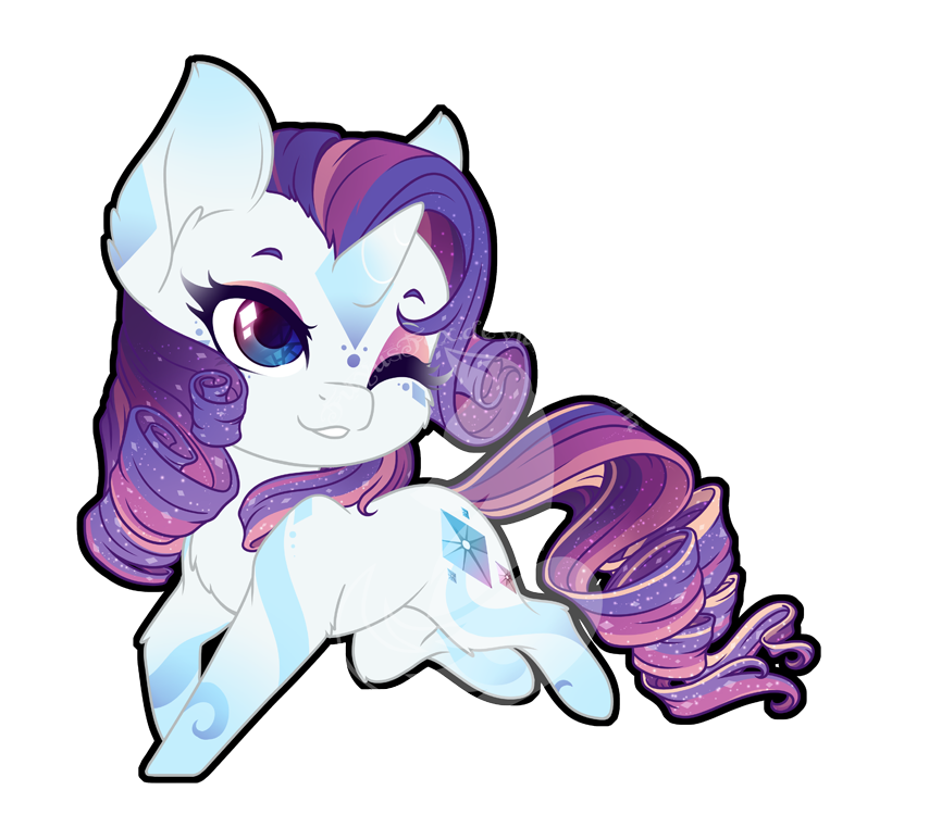 Rainbow Power Chibi Redux - Rarity by FuyusFox on DeviantArt
