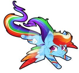 Rainbow Power Chibi Redux - Rainbow Dash