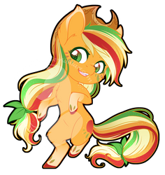 Rainbow Power Chibi Redux - Applejack