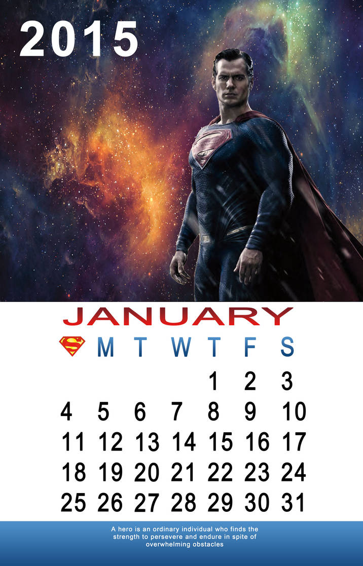 SupermanCalendar by TPM48 on DeviantArt SupermanCalendar by TPM48 on DeviantArt