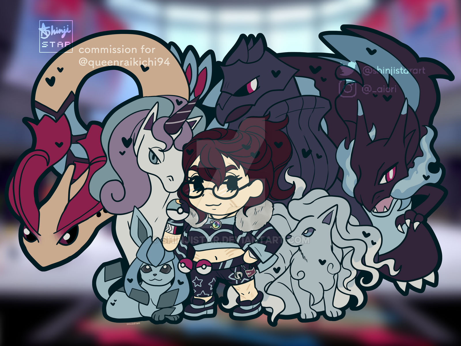 Coach Chibi chibi trainer team: raikichi (commission) by shinjistar on DeviantArt