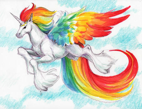 Rainbow Pegasus